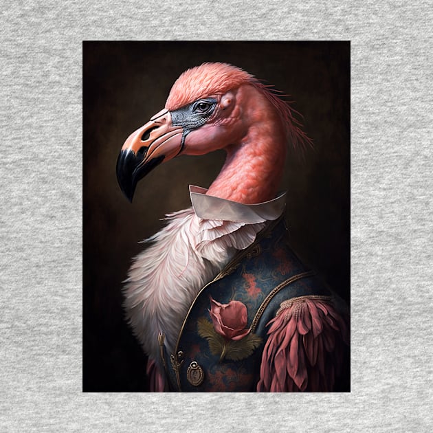 Royal Portrait of a Flamingo by pxdg